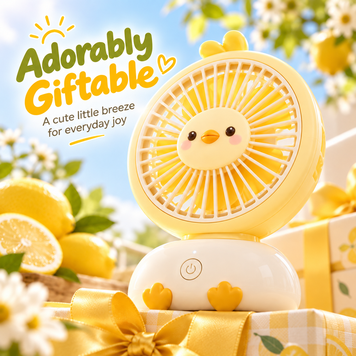 NODDEIM 🌬️ Portable Mini Electric Fan | Adjustable Wind Speeds | Quiet & Powerful Airflow | USB Rechargeable | Compact & Lightweight | Ideal for Home, Office & Travel.