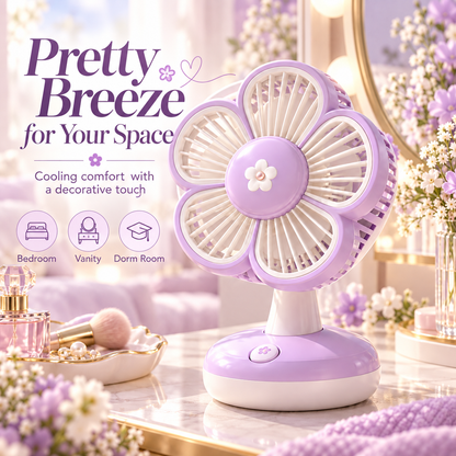 NODDEIM 🐥 Mini Portable Fan ✨ 3-Speed Quiet Cooling | USB Rechargeable | Compact & Long-Lasting 🌬️