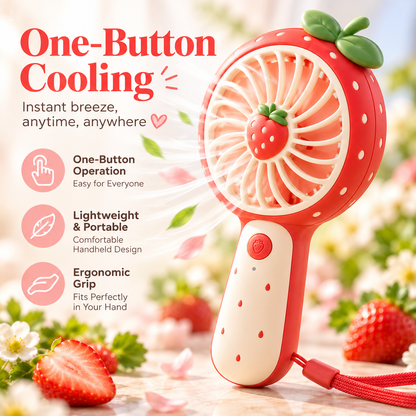 NODDEIM Portable Mini Fan with Quiet Cooling, Multi-Speed Airflow, USB Rechargeable Design, Lightweight & Compact for Home, Office, Travel & Outdoor Use. 🌬️