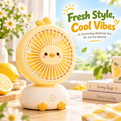 NODDEIM 🌬️ Portable Mini Electric Fan | Adjustable Wind Speeds | Quiet & Powerful Airflow | USB Rechargeable | Compact & Lightweight | Ideal for Home, Office & Travel.