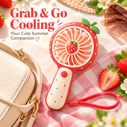 NODDEIM Portable Mini Fan with Quiet Cooling, Multi-Speed Airflow, USB Rechargeable Design, Lightweight & Compact for Home, Office, Travel & Outdoor Use. 🌬️