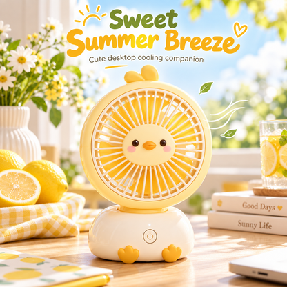 NODDEIM 🌬️ Portable Mini Electric Fan | Adjustable Wind Speeds | Quiet & Powerful Airflow | USB Rechargeable | Compact & Lightweight | Ideal for Home, Office & Travel.