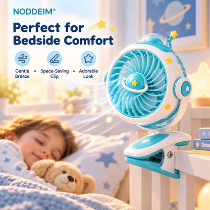 NODDEIM 🌬️ Portable Mini Desk Fan | Powerful 3-Speed Wind Settings | Low-Noise Quiet Operation | USB Rechargeable | Long-Lasting Battery | Compact Personal Cooling Fan for Home & Office ✨