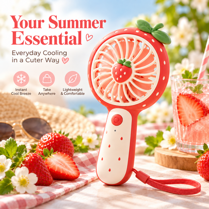 NODDEIM Portable Mini Fan with Quiet Cooling, Multi-Speed Airflow, USB Rechargeable Design, Lightweight & Compact for Home, Office, Travel & Outdoor Use. 🌬️
